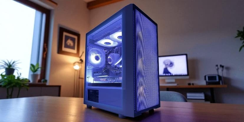 Gaming PC Core i7 Liquid Cooled 32GB DDR4 Ram 1TB SSD RTX 5060ti Win 11 WiFi